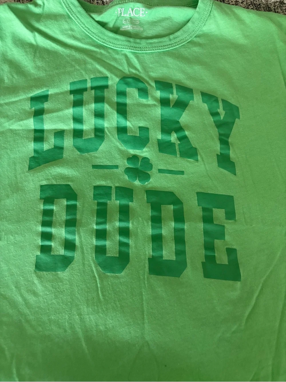 Children’s Place Lucky Dude Shirt Size Large